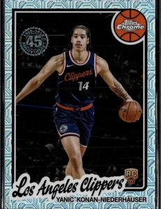 2025-26 Topps Silver Pack Yanic Konan-Niederhauser Mojo Refractor Rookie #TC-YK - Picture 1 of 2