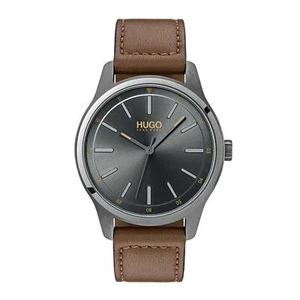 Hugo Boss Dare 42mm Stainless Steel Gray Dial Quartz Mens Watch 1530017 - Picture 1 of 4