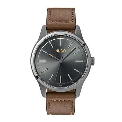 Reloj de cuarzo para hombre Hugo Boss Dare 42 mm acero inoxidable esfera gris 1530017 Foto 1 de 4