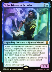 MTG FOIL Volo, Itinerant Scholar - Commander Legends: Battle for Baldur's Gate - Imagen 1 de 1