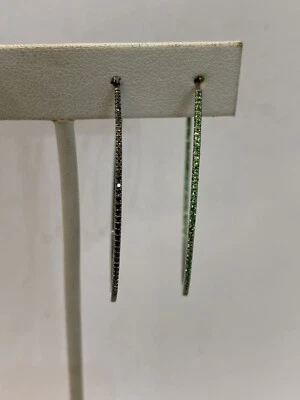 Solid 18k Gold Miss Matched Earrings - Image 1 of 4