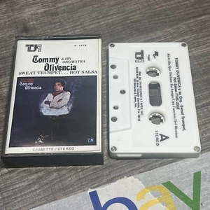 TOMMY OLIVENCIA Y SU ORQ-SWEAT TRUMPET,HOT SALSA -CASSETTE -TESTED OK - Picture 1 of 4
