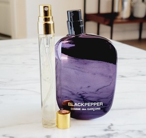 comme des garcons black pepper sample