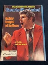Sports Illustrated January 26 1981 Bobby Knight Of Indiana Hoosiers Super Bowl