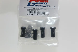 GPM ERV010 20 MM BK schwarz   HEX ADAPTOR 20 mm SET  TRX 1:16 E-REVO  NEU  - Bild 1 von 4