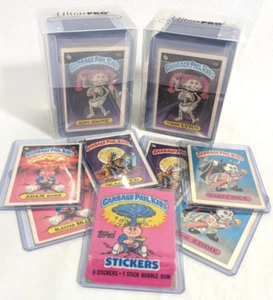 1985 Topps Garbage Pail Kids Original 1ST SERIES 1 OS1 GLOSSY Set GPK Nasty Nick - Picture 1 of 10