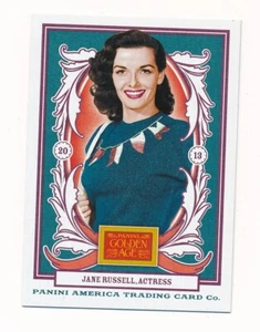 JANE RUSSELL 2013 Panini Golden Age Base Short Print WHITE BORDER Variation 54 - Picture 1 of 2