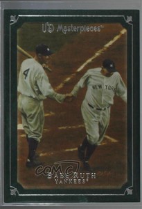 2007 UD Masterpieces Windsor Green Frame Babe Ruth #1 HOF
