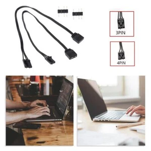 For Corsair 4 Pin RGB to Standard ARGB 5V 3 Pin Connector Cable~ K5Y1 w/ L4X5 - Afbeelding 1 van 12