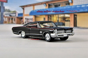1965 65 Pontiac Catalina 2+2 421 Luxury Muscle Coupe Real Wheels 1/64 Scale LTD