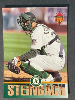 1994 Donruss Triple Play TERRY STEINBACH  # 9 - NM-MT - Image 1 of 2