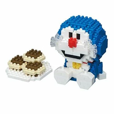Nanoblock Micro Size Building Block I'm Doraemon Sitting Versión 3 Dorayaki Foto 1 de 3