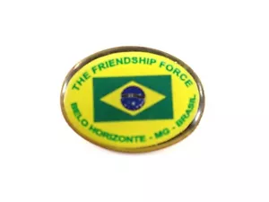 Friendship Force of BELO HORIAONTE MG BRASILIEN Sammlerstück Anstecknadel oval - Bild 1 von 4