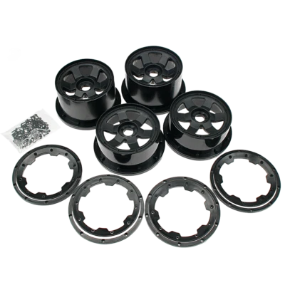 Plastic Wheel Hub Set for 1/5 HPI Baja 5B Parts RV KM 2.0 3.0 RC CAR PARTS - Image 1 of 4