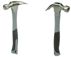 16 oz. Hammer Fiberglass Handle Rip and Claw Hammer Set of 2 - Picture 1 of 4