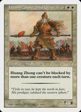 Huang Zhong, Shu General NM Portal Three Kingdoms English P3K MTG Magic