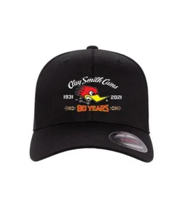 Mr. Cappello ricamato Horsepower 90 anni nero flessibile vestibilità. Canna da strada drag hot rod - Foto 1 di 1