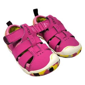 Plae Sam 2.0 Pink Fisherman Sandals Kids 7 Toddler Girl Electric Fuchsia Water - Picture 1 of 9
