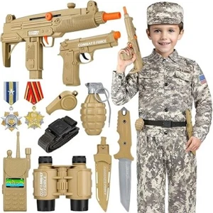Army Costume for Kids, Halloween Costumes for Boys Kids, Boys Military Soldie... - Picture 1 of 6
