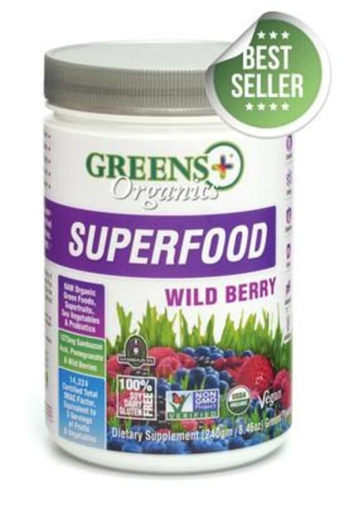 Greens Plus Organic Superfood Wild Berry 240 Grams