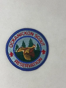 BSA OCKANICKON SCOUT RESERVATION BLUE BORDER BUCKS COUNTY COUNCIL - Picture 1 of 1