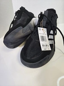 Adidas, Adizero Select Team, Light Basketball Shoes Black and White colorway. - Picture 1 of 7