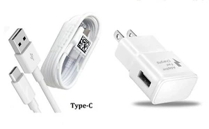 Adaptive Fast Wall Adapter+USB-C For Samsung Galaxy A10e/A20/A30/A40/A50/A70 - Picture 1 of 1