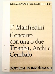 Manfredini Concerto for Trumpets Strings and Cembalo study score - Picture 1 of 2