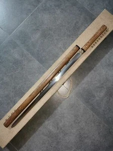 Handmade Folded steel Shirasaya Jian sword Huliwood Saya Sharp Cut - Picture 1 of 5