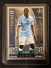 CARD TOPPS MATCH ATTAX 2015/16 YAYA TOURE SILVER LIMITED EDITION # LE4 TOPLOADER