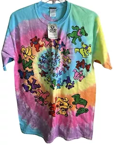 Camiseta Tyedye Espiral Grateful Dead Azul Líquido Nueva con Etiquetas Talla L - Imagen 1 de 4