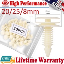 50 Plastic Door Trim Panel Retainer Car Fasteners Clips For Chevrolet GMC S10 US