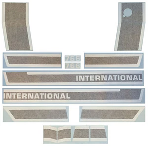 International 766 BLACK STRIPE Vinyl Decal Set - Picture 1 of 1