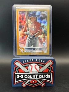 2022 Topps Series 1 1st Edition - Jake Meyers #295 Gold (RC) - Bild 1 von 2