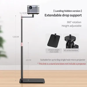 Bodenprojektorhalterungen, Stützständer Mit Tabletthalter, Winkelverstellbare Pr - Bild 1 von 11