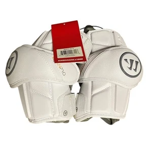 Warrior Burn Lacrosse Elbow Pads Medium, White-New - Picture 1 of 4