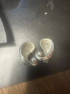Vintage Marino Silber Ohrclips - Bild 1 von 3