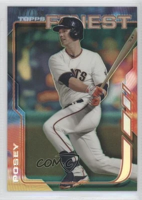 2014 Topps Finest Green Refractor /199 Buster Posey #12 - Image 1 of 2