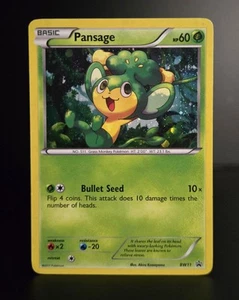 Pokémon TCG - PANSAGE - BW11 - HOLO - BLACK STAR PROMO - BIANCO E NERO 2011 - MP - Foto 1 di 2