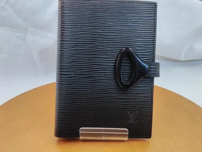 Louis Vuitton Authentic Notebook Cover Epi Black Color Agenda PM Made in France - Image 1 of 3