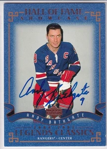 Andy Bathgate Hall of Fame SIGNED CARD AUTOGRAPHED - Picture 1 of 1