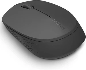 Rapoo M100 Multi-Mode Wireless Silent Optical Mouse Dark Grey - New - Picture 1 of 8