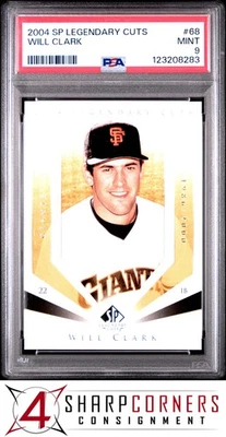 2004 SP LEGENDARY CUTS #68 WILL CLARK GIANTS POP 1 PSA 9 - Image 1 of 3