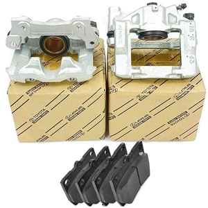 FOR GENUINE LEXUS IS200D IS220D IS250 REAR BRAKE CALIPERS VENTED OEM BRAKE PADS - Picture 1 of 24