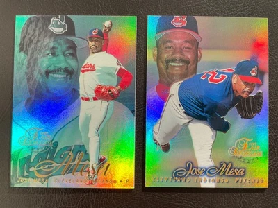 Lote de tarjetas de béisbol Jose Mesa - 1997 Flair Showcase fila 2, fila 1 Foto 1 de 4