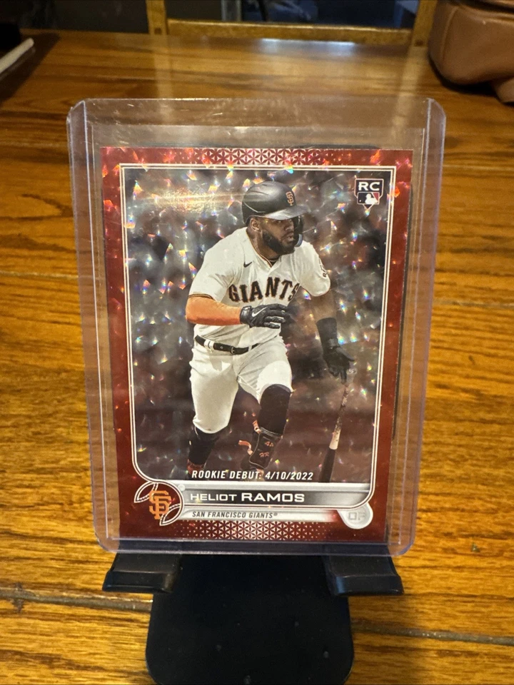 2022 Topps Update Red Foil /199 Heliot Ramos #US17  Rookie RC - Image 1 of 3