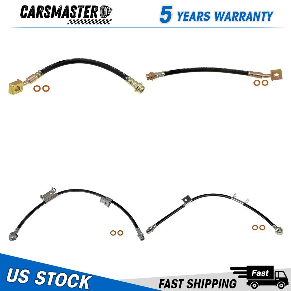 4 Dorman 制动液压软管前后适用于雪佛兰 Avalanche 1500 2002 2003 — 第 1/1 张图片