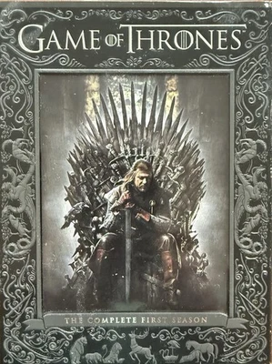 Game of Thrones: The Complete First Season (DVD, 2012, 5-Disc Set) - Image 1 of 3