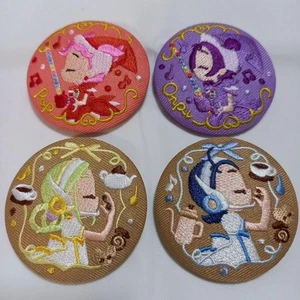 Ojamajo Doremi Embroidered Can Badge Set Of 4 - Picture 1 of 5