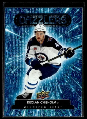 2022-23 Upper Deck Extended Series Dazzlers Blue #DZ-148 Declan Chisholm - Image 1 of 2